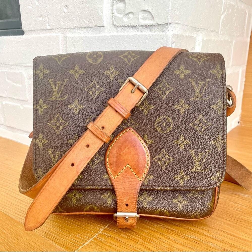 Louis Vuitton Authentic Cartouchiere PM Monogram Crossbody - Picture 1 of 15